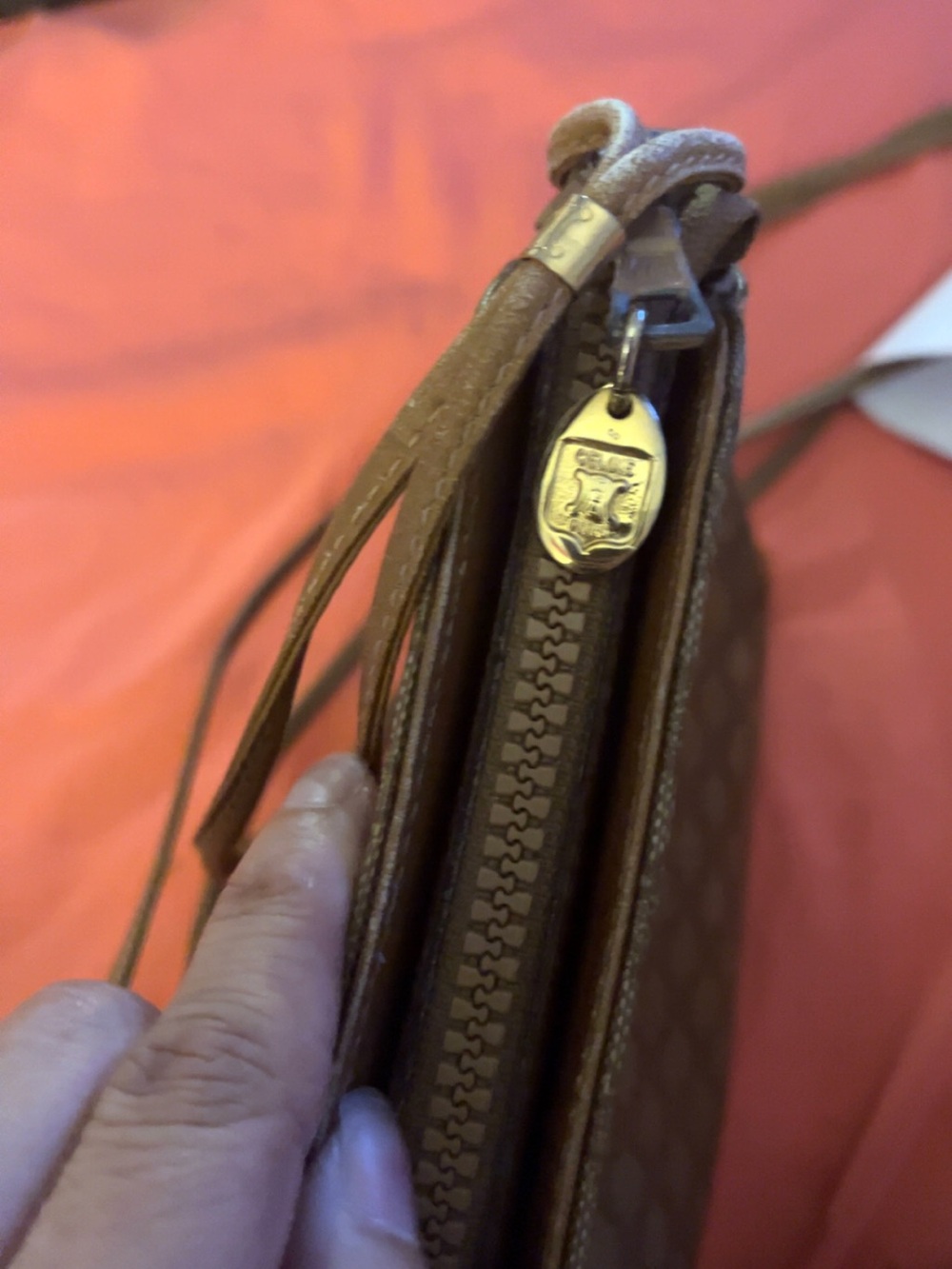 Vintage Celine Brown Monogram Crossbody Bag - Picture 6 of 12
